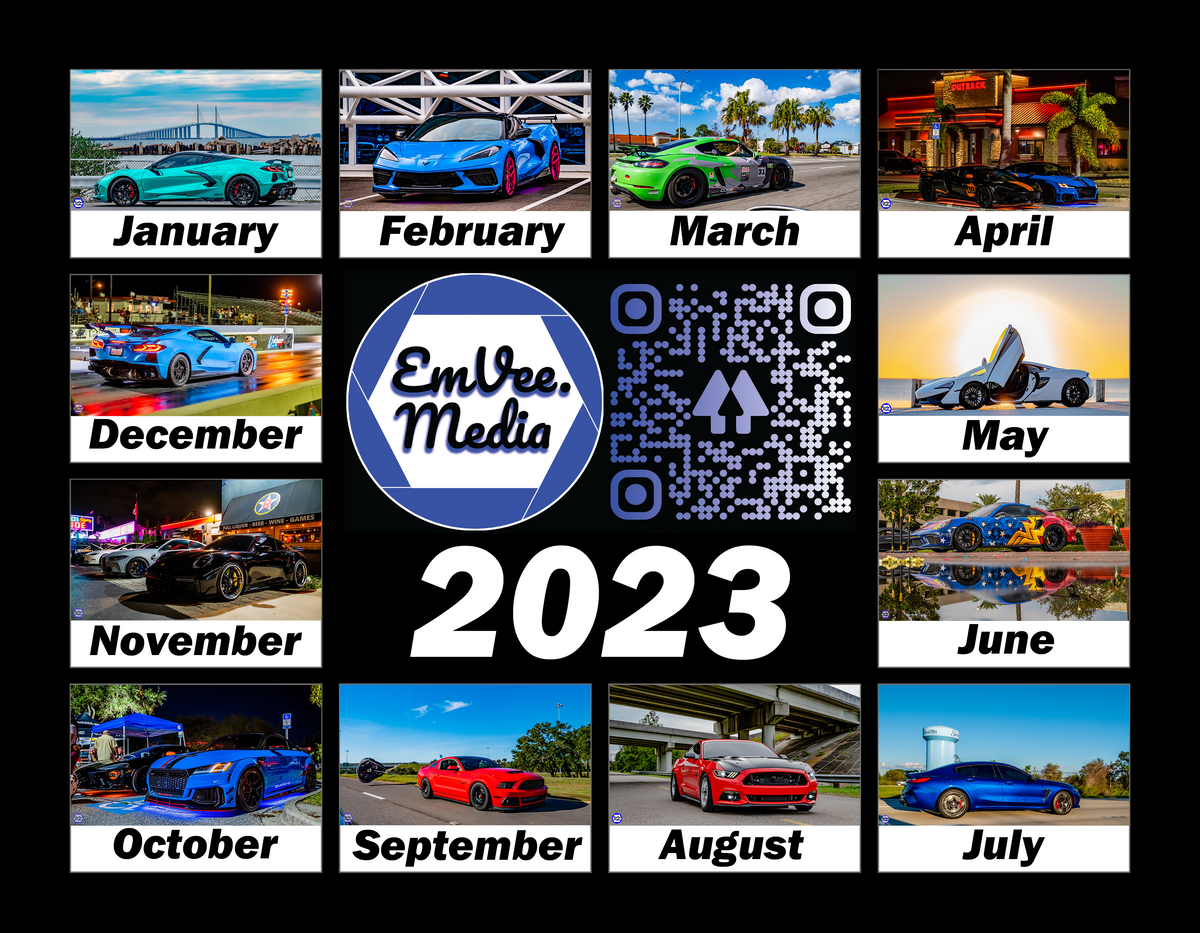 2027 Drive. Eat. Repeat. Calendar